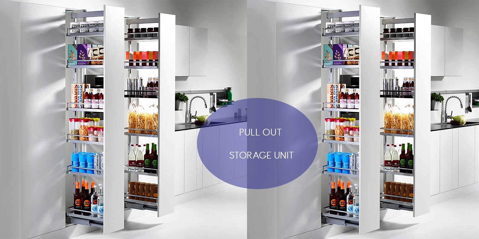 The convienence of Pullout Storage